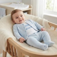 BIS-2020-2665: Baby Boys Little Prince 3 Piece Outfit (NB-6 Months)